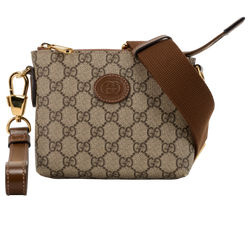 GG Crossbody, Canvas, Beige, 520981, S/DB, 3*